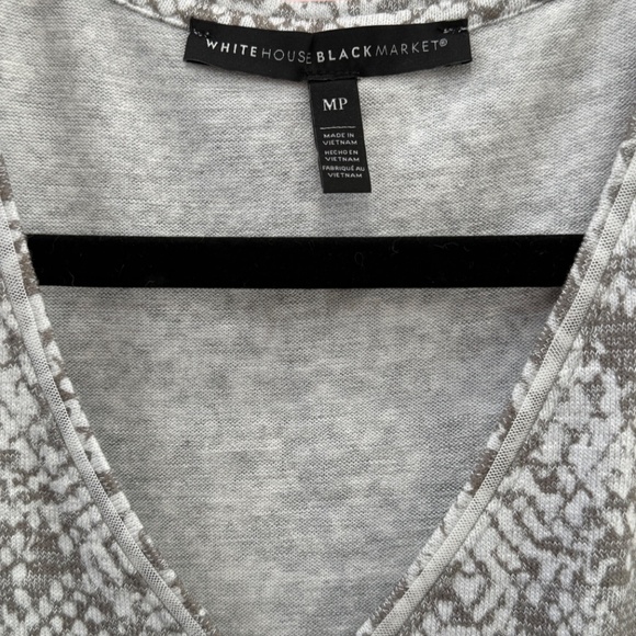 WHBM Snake Print V-Neck Oversized Tunic - Picture 2 of 3